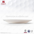 Bone china dinnerware plain white plate customized dishes for restaurant